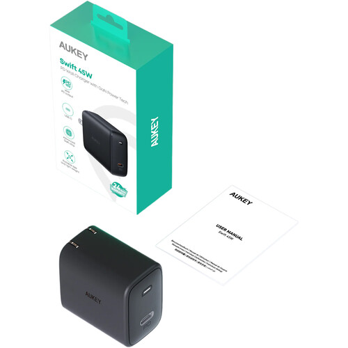  AUKEY 45W USB-C Power Adapter